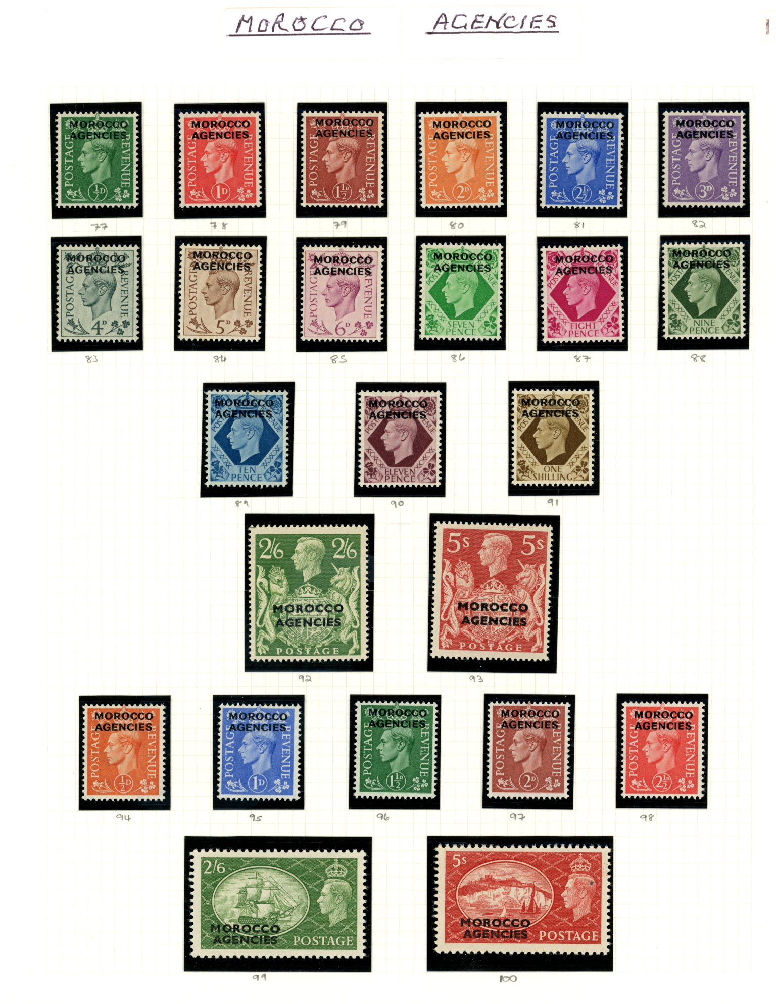 1937-51 KG VI collection (94) on...