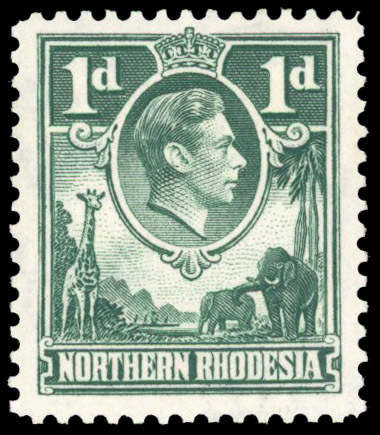 Northern Rhodesia SG 28a mint