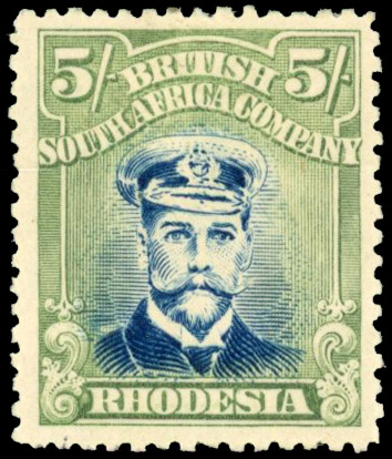 Rhodesia 5/- SG 276a mint