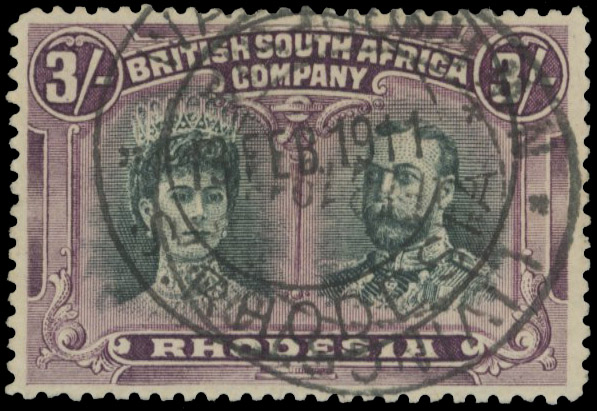 WANKIES DC 13 FEB 1911 + LIVINGSTONE DC 15 FEB on 3/-