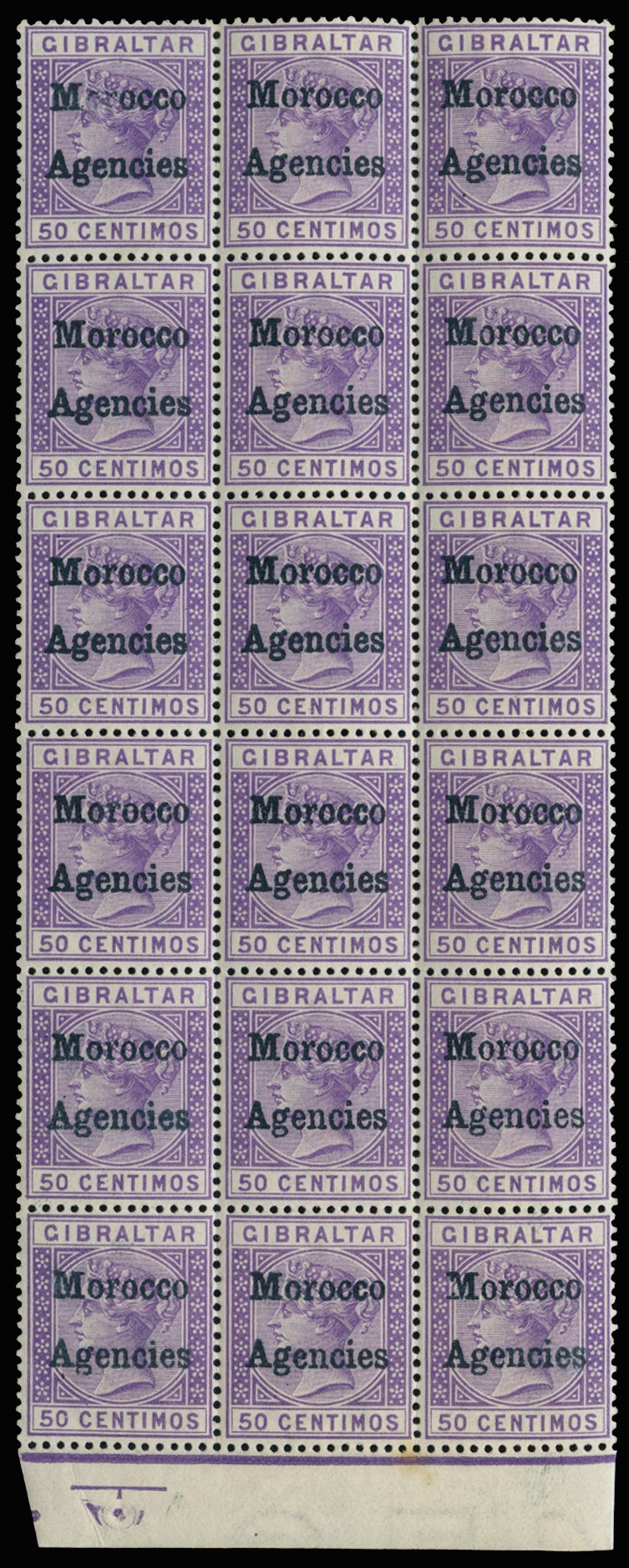 1898(-1900) 50c bright lilac, type 1 local opt...