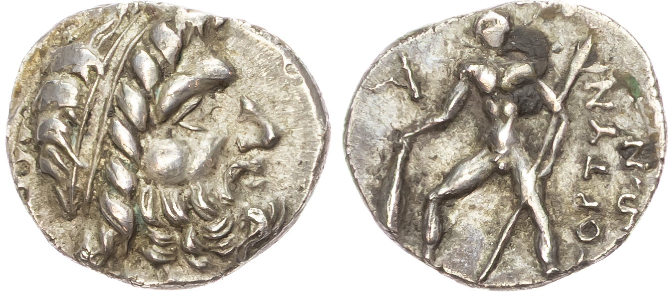 Crete, Gortyna (c. 98-94 BC) AR Drachm, 3.35g. 