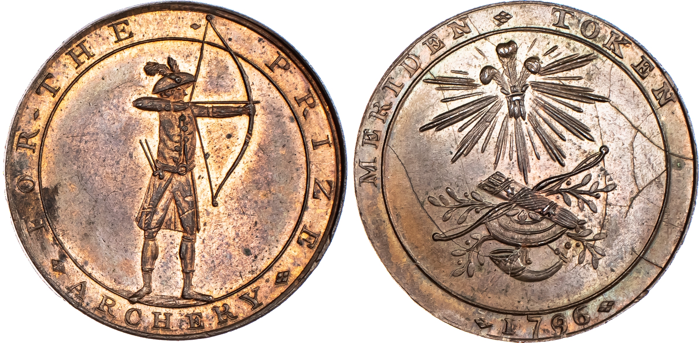 Meriden, Skidmore's Halfpenny 1796,...