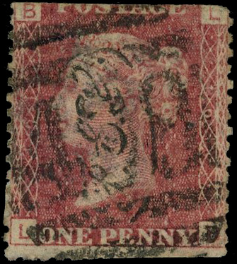 Great Britain 1872 F.E. Gaddum, Manchester unofficial underprint Spec. PP126