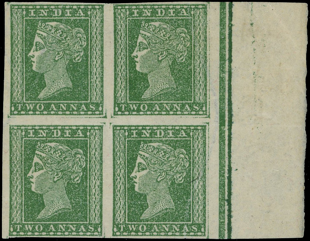 India SG 31 block of four unused