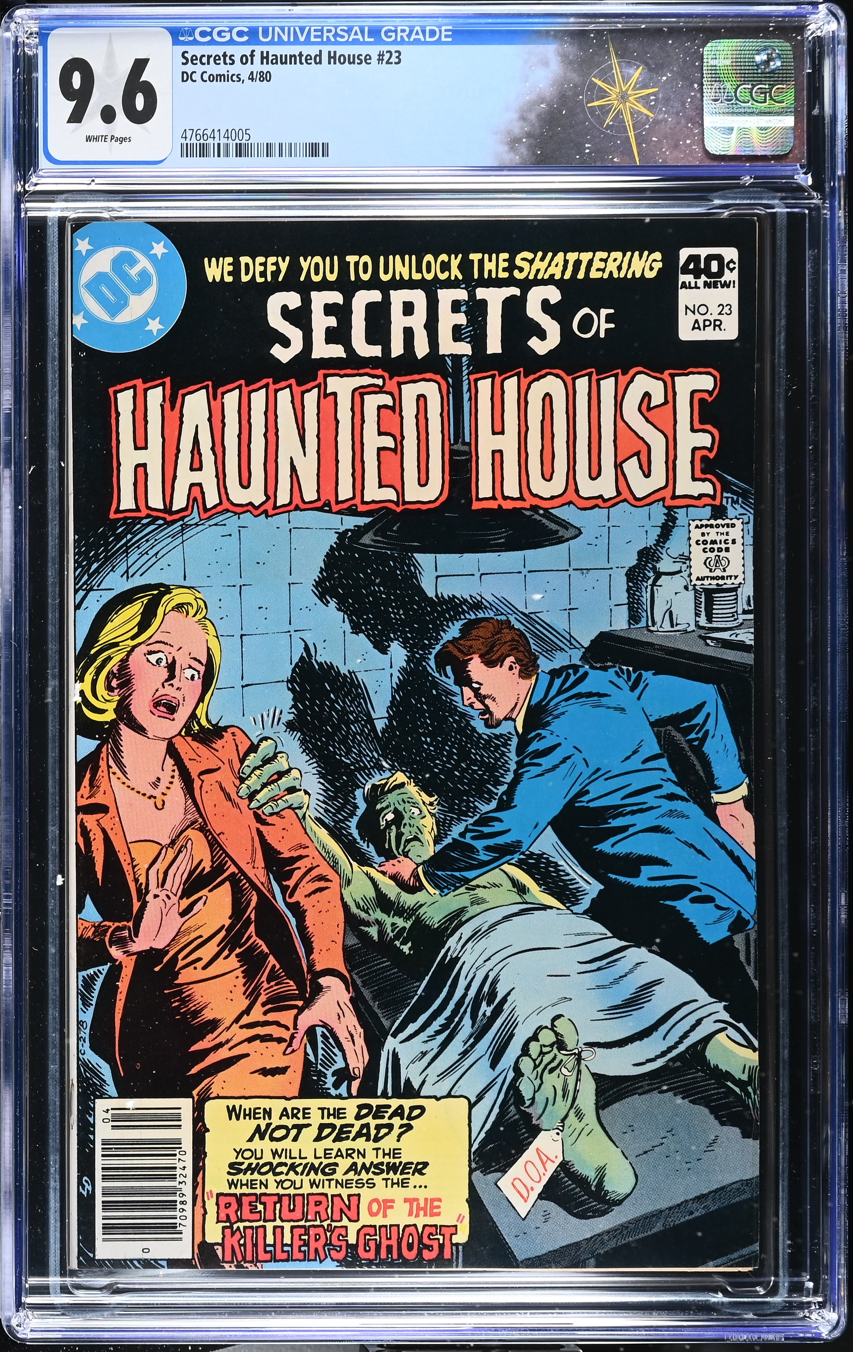 Secrets of Haunted House #23 CGC 9.6 Cover by Luis Dominguez (DC Comics, 1980) White Pages