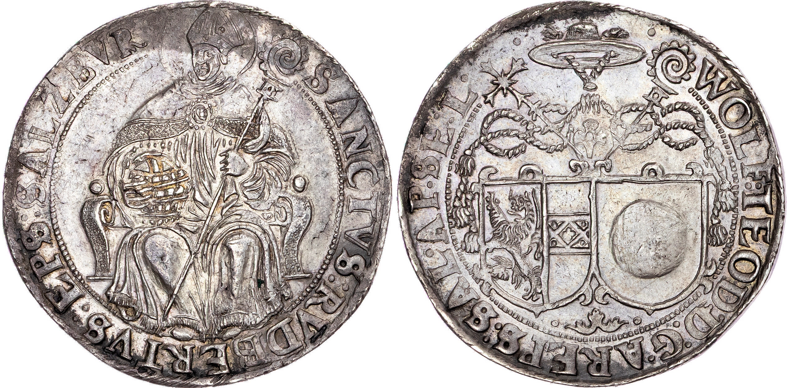 Austria, Salzburg, Wolf Dietrich Von Raitenau (1587-1612), silver Taler