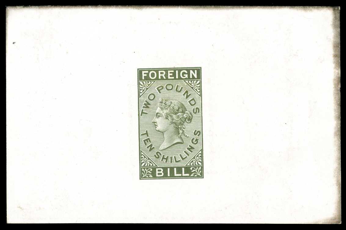 1870 £2/10sForeign Bill. Very fine die...
