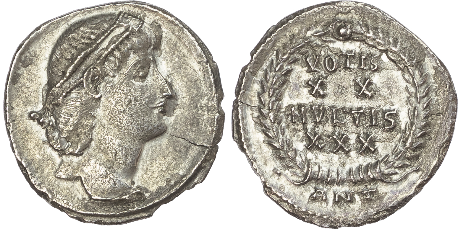 Constantius II (AD 337-361) AR Siliqua, Antioch, 2.74g.