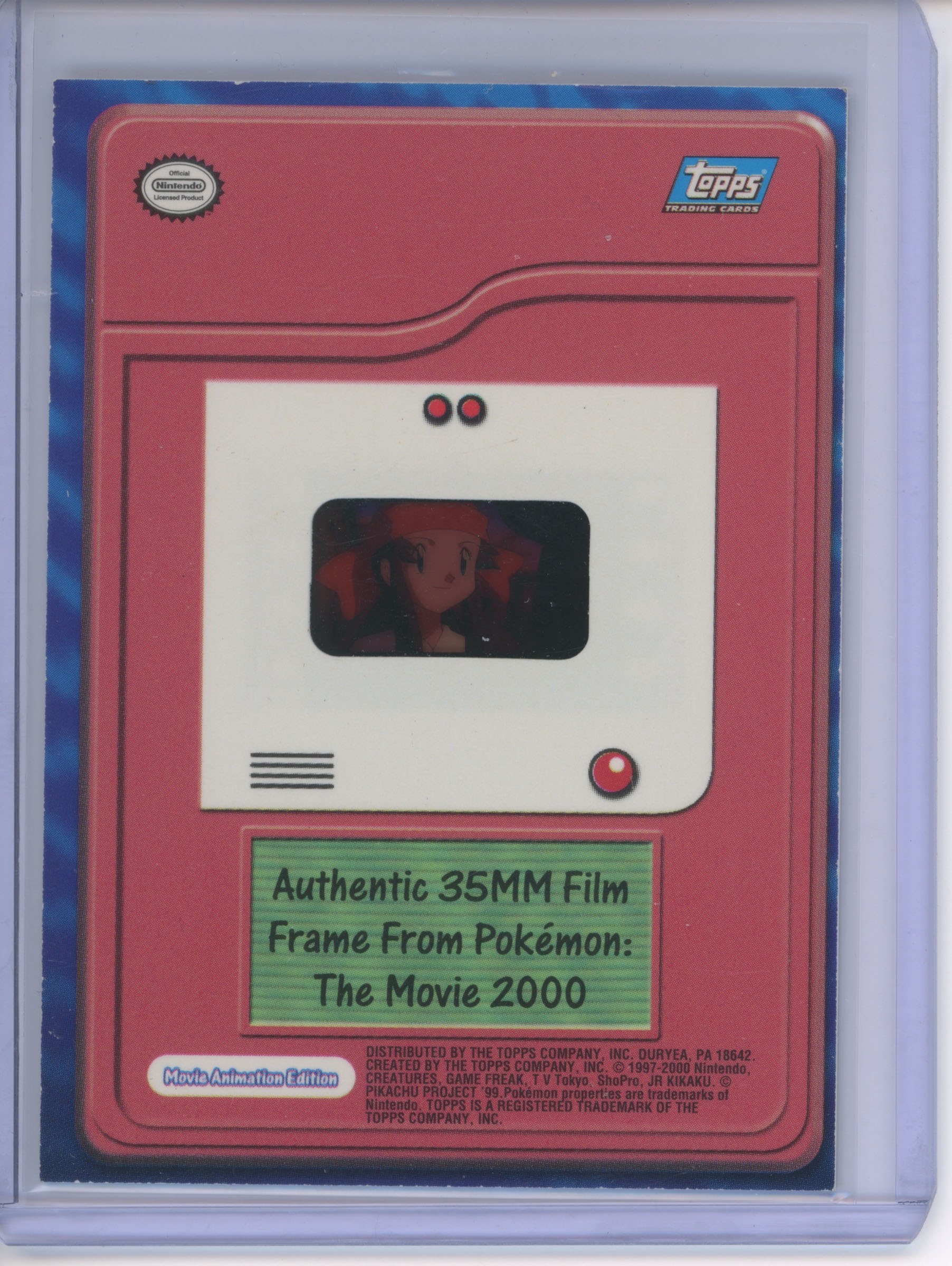 Pokémon Topps - Authentic Film Cell - Pokémon The Movie 2000