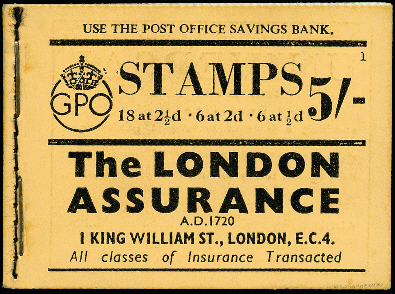 SGBD25 1940 5s Booklets (Edition No. 1). stitched & stapled