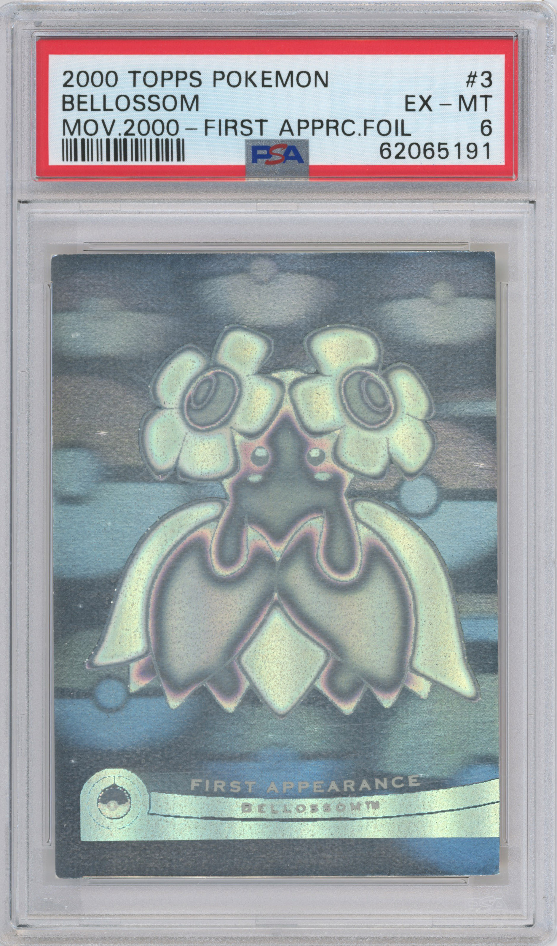 Pokémon Topps - PSA 6 Bellossom First Appearance Foil - Pokémon The Movie 2000