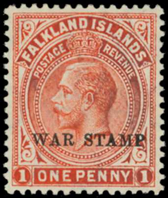 1918-20 War Tax 1d orange-vermilion (comb...
