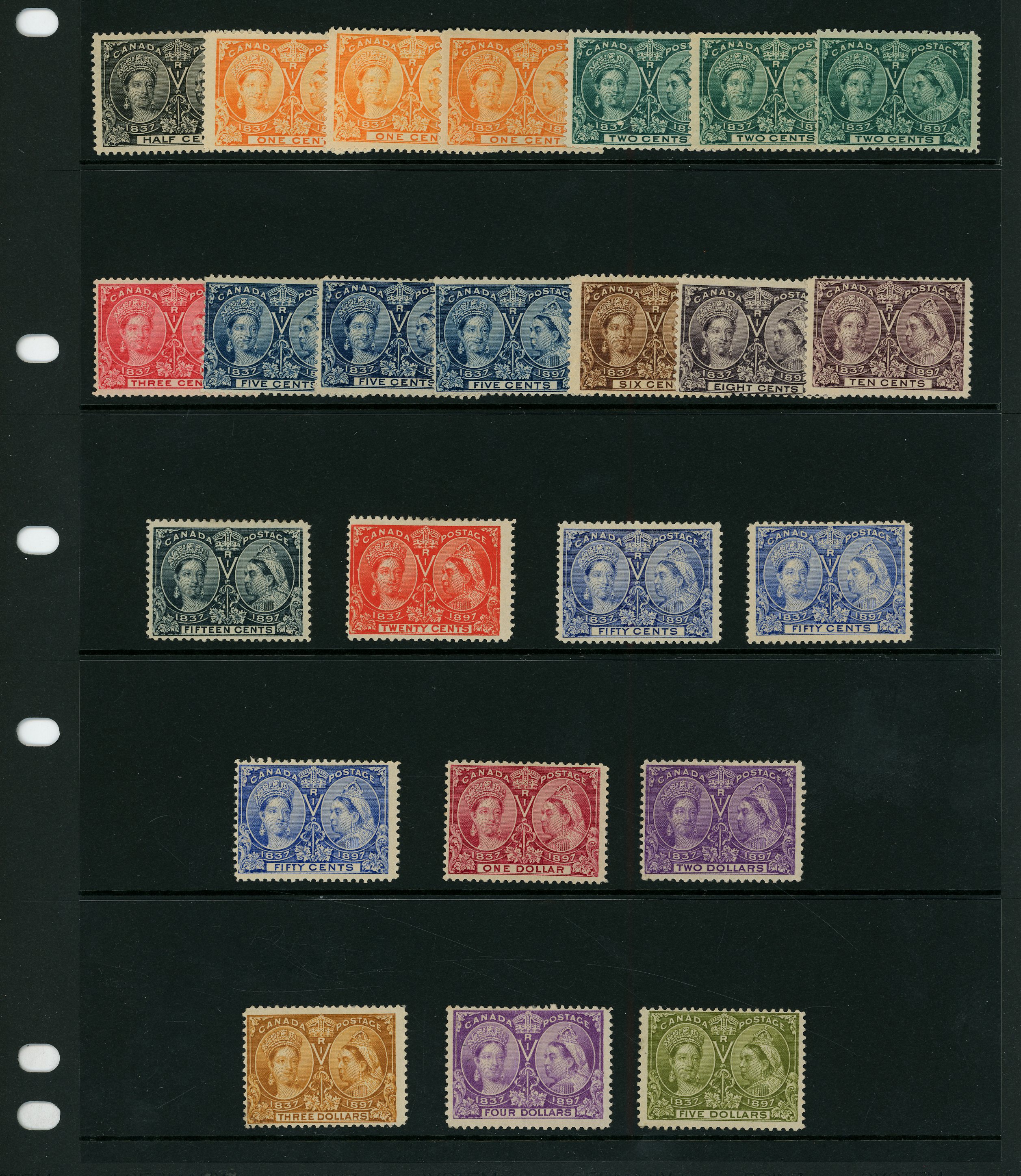 Canada SG 121-140 mint