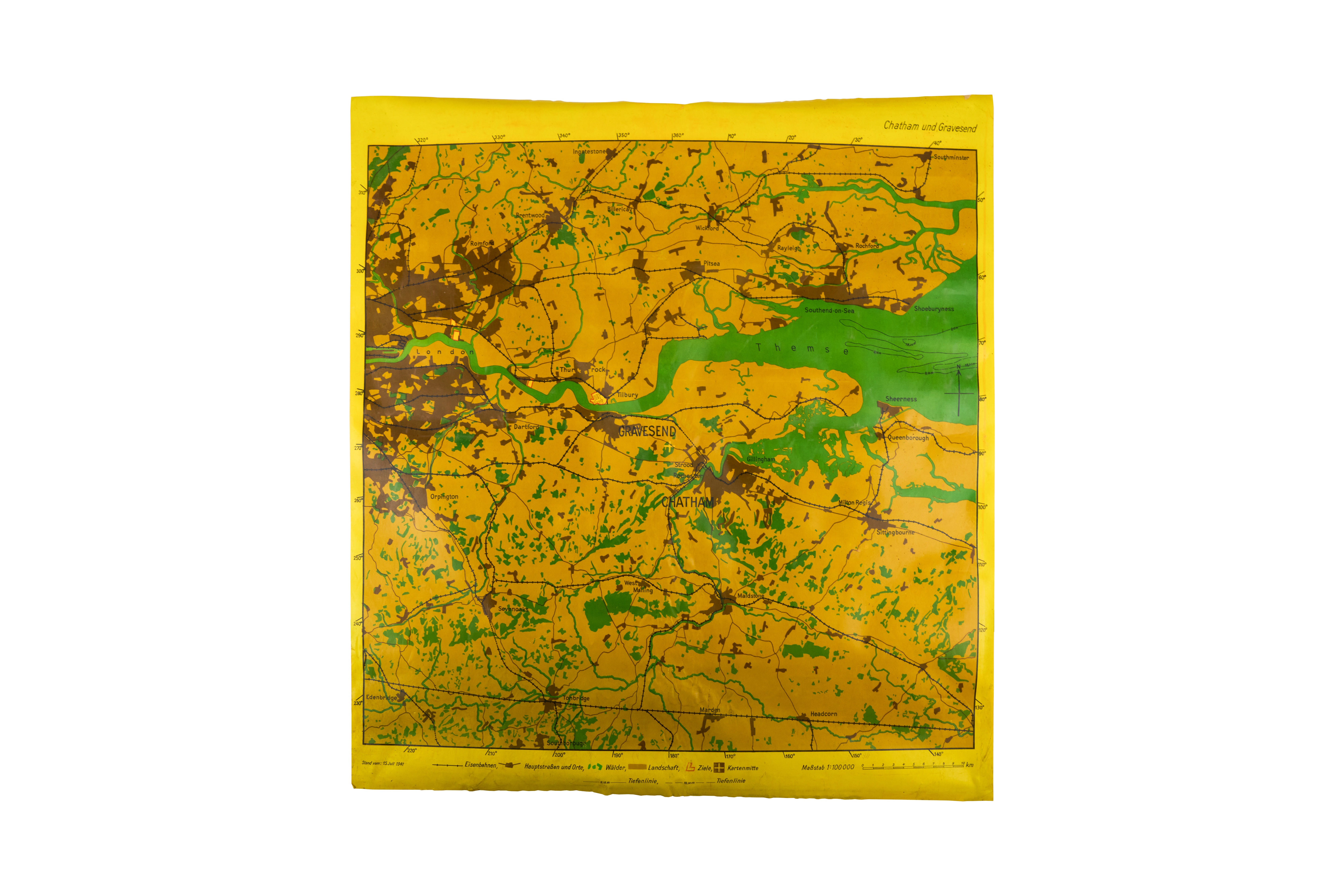 <p>Luftwaffe Target Map</p>