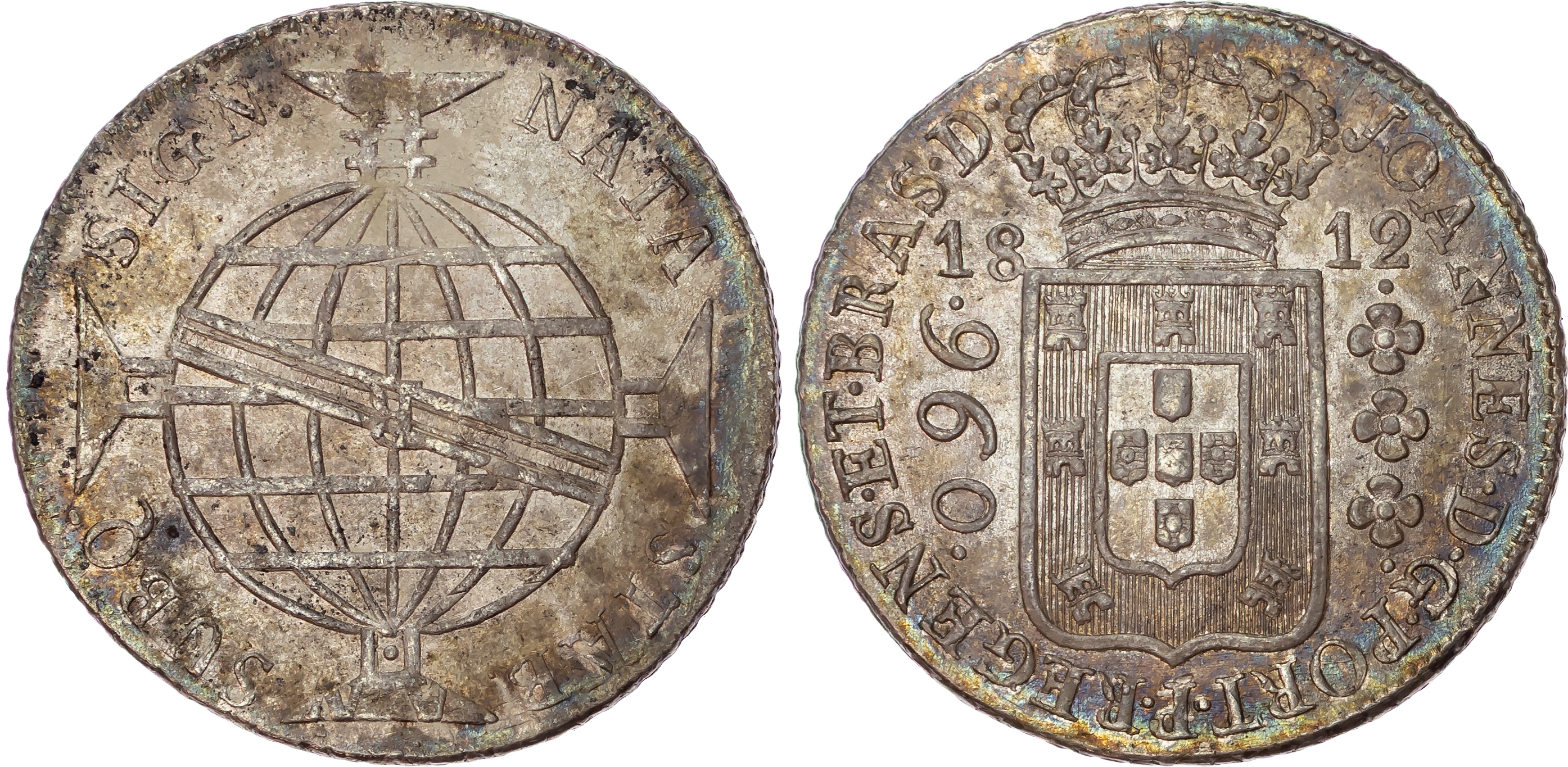 Brazil, João VI (1799-1818), silver 960 Réis, 1812 R