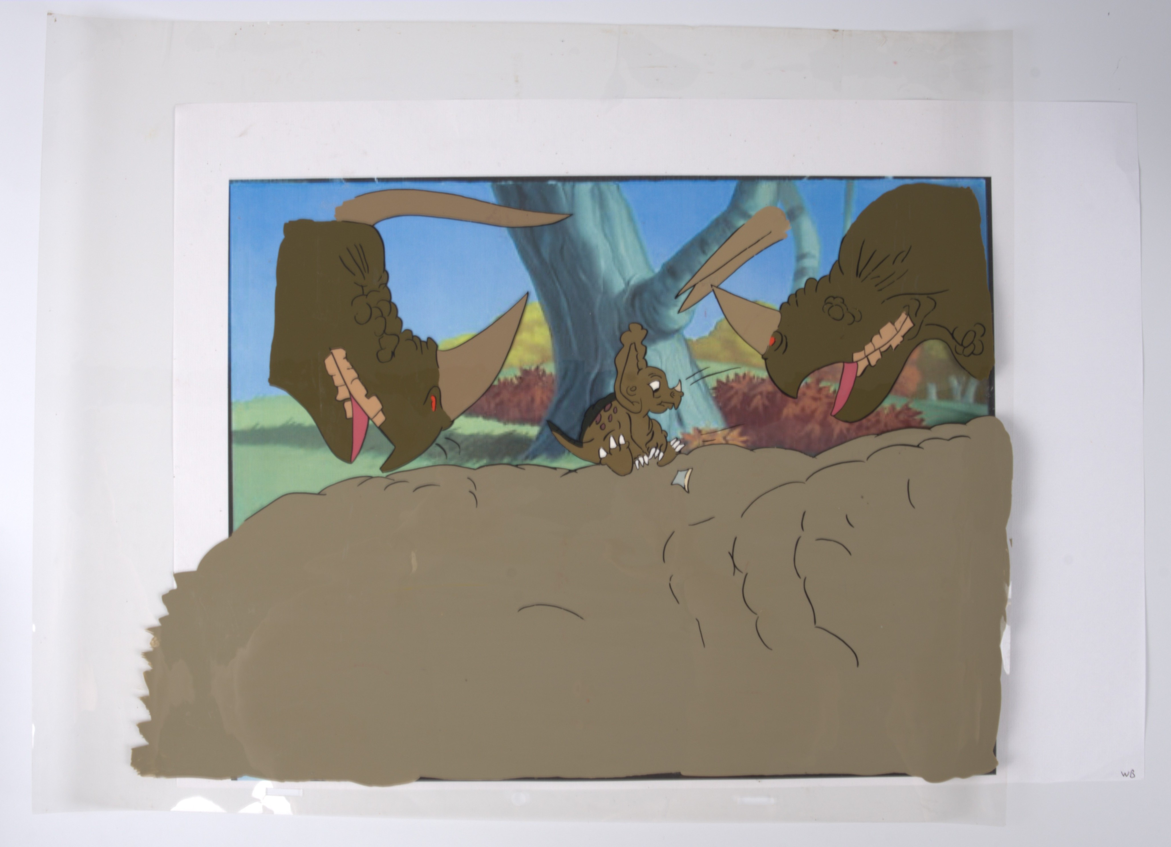 The Land Before Time Animated Show Original Production Cel Baby Dinah (Ford Riley, 2007)