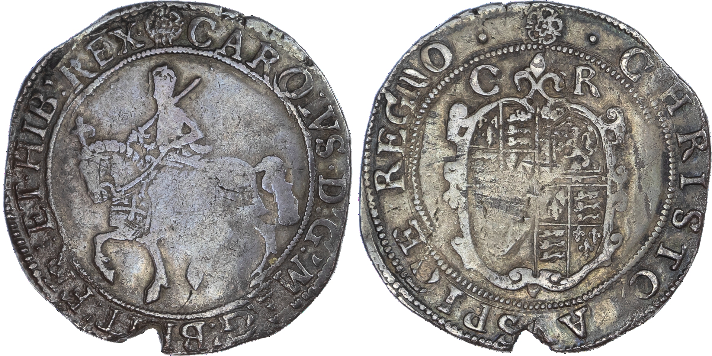 Charles I (1625 ‑1649), AR Halfcrown, 14.61gm., Tower Mint,