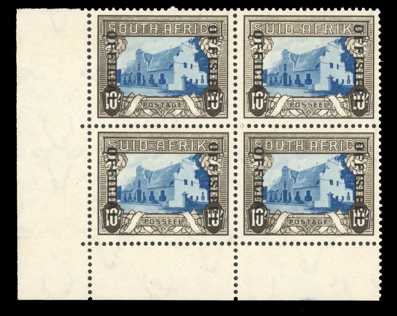 South Africa SG O29 mint block