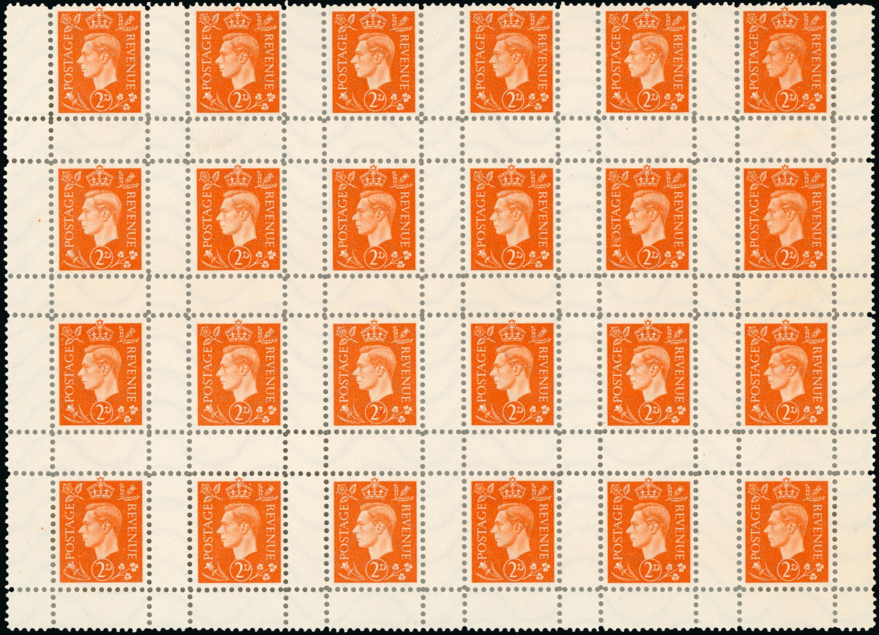 German Propaganda Forgeries; 1937 2d block unused