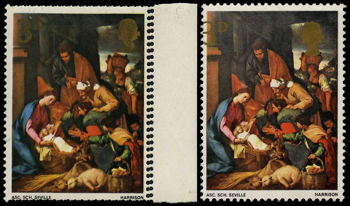 1967 3d Christmas, "Adoration of the...