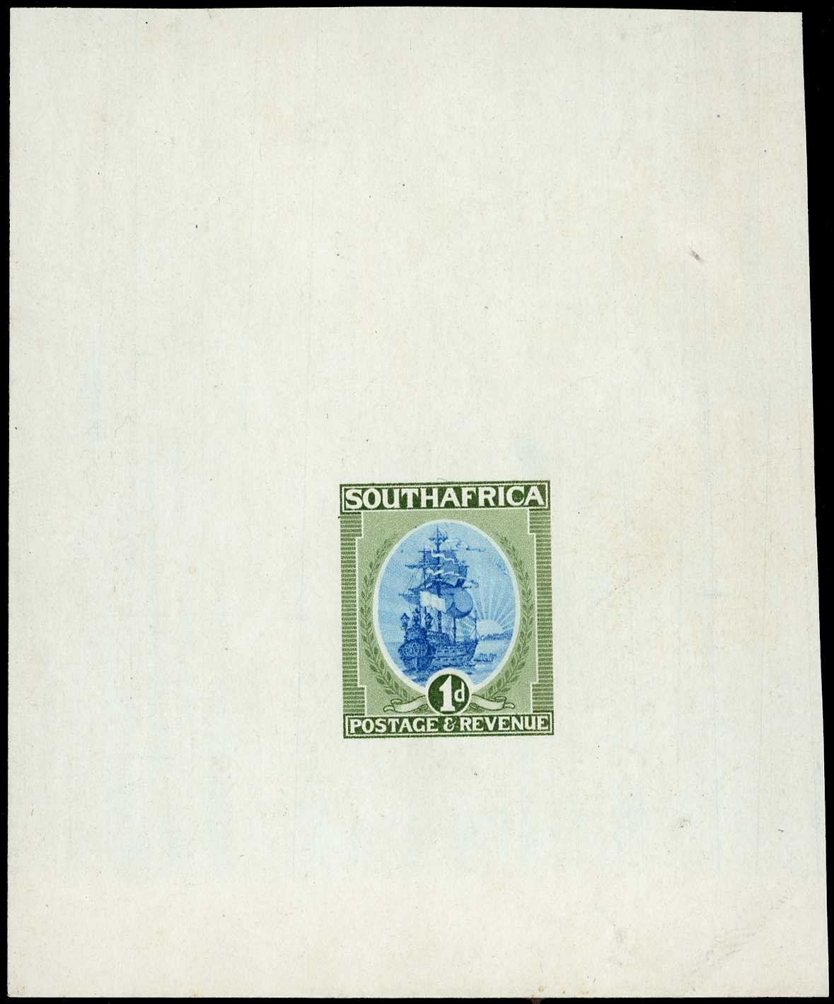 1924 Harrison 1d Dromedaris essay in blue...