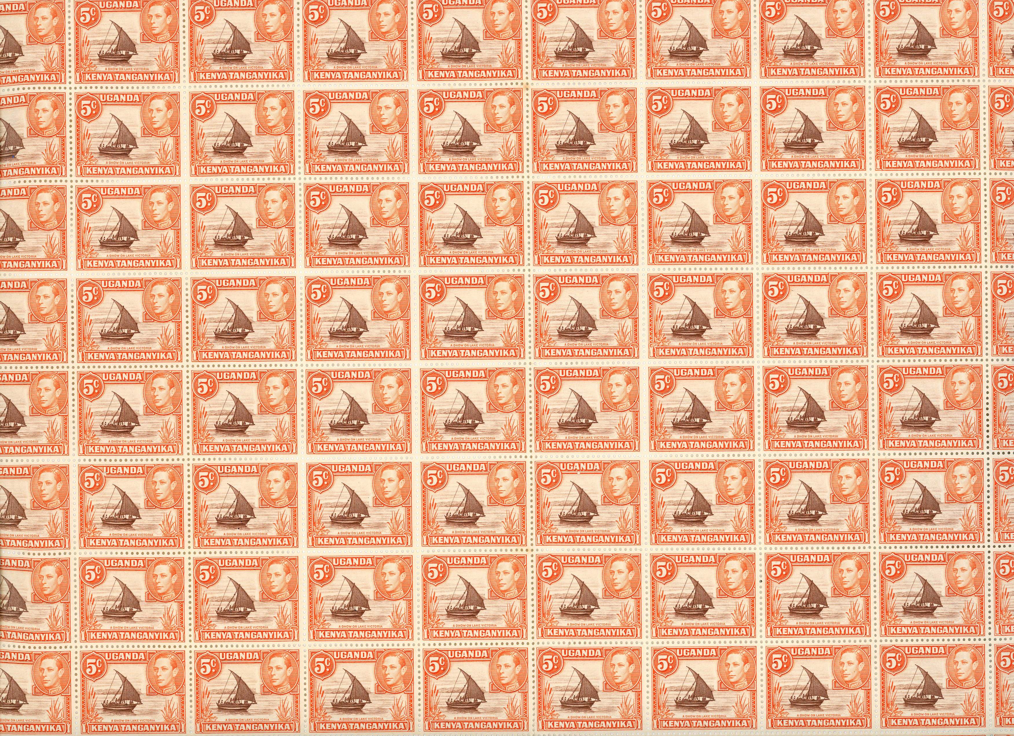 KUT SG 133a sheet mint