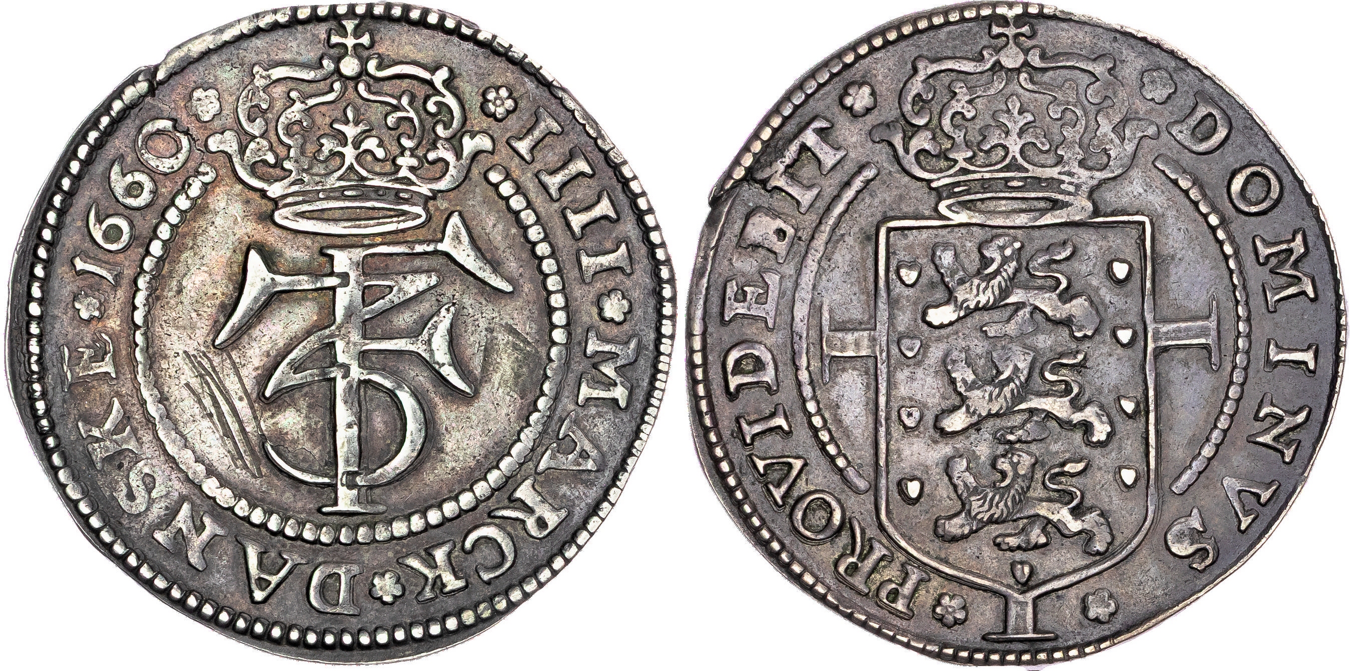 Denmark, Frederick III (1648-1670), silver 4 Mark, 1660