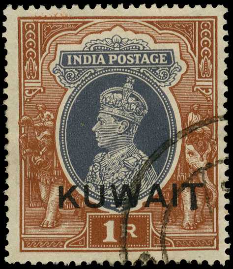 1939 1r grey and red-brown with R3/2 LLP...
