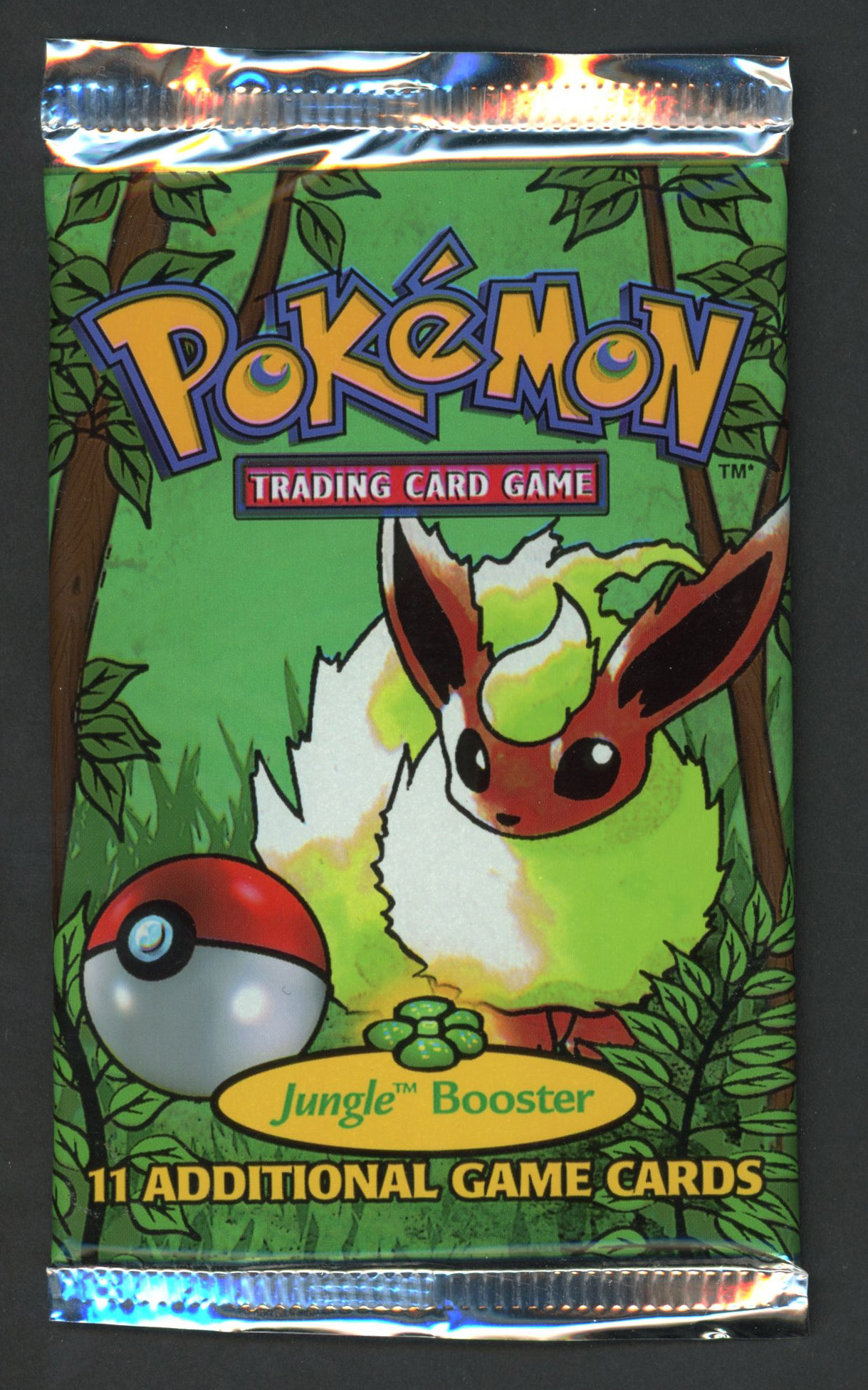 Jungle Sealed Unlimited Booster Pack - Flareon Artwork 