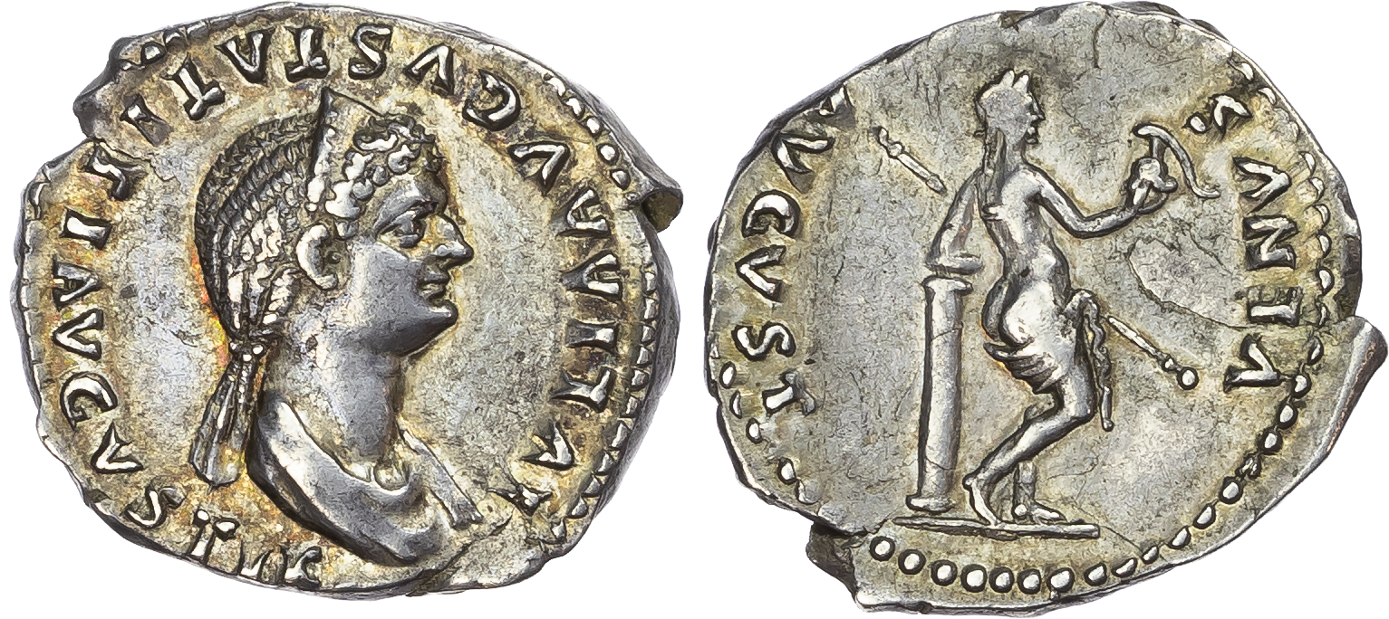 Julia Titi (Daughter of Titus) AR Denarius, Rome, AD 80/81, 3.08g. 