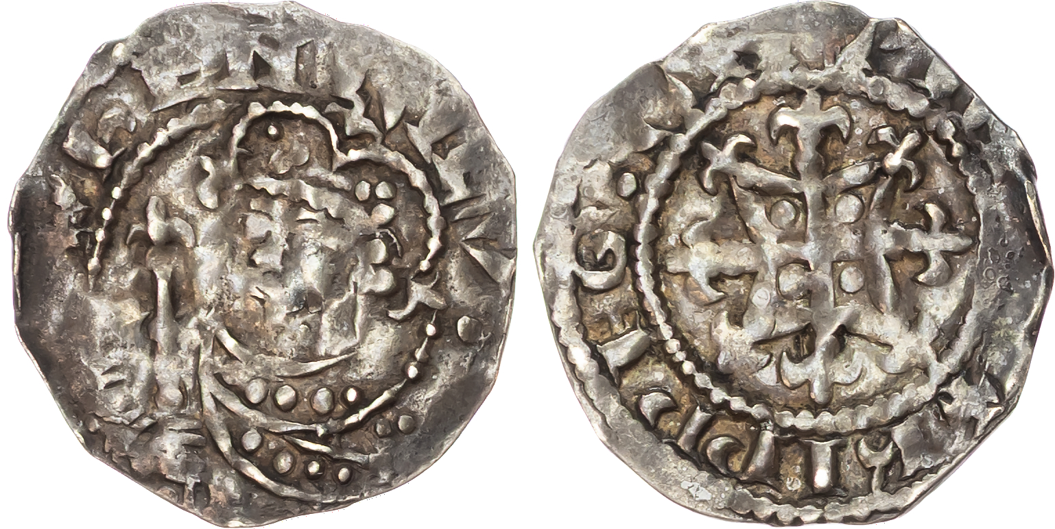 Henry I (1100‑1135), AR Penny, Quadrilateral on cross fleury type, Winchester mint, Kipping as moneyer.