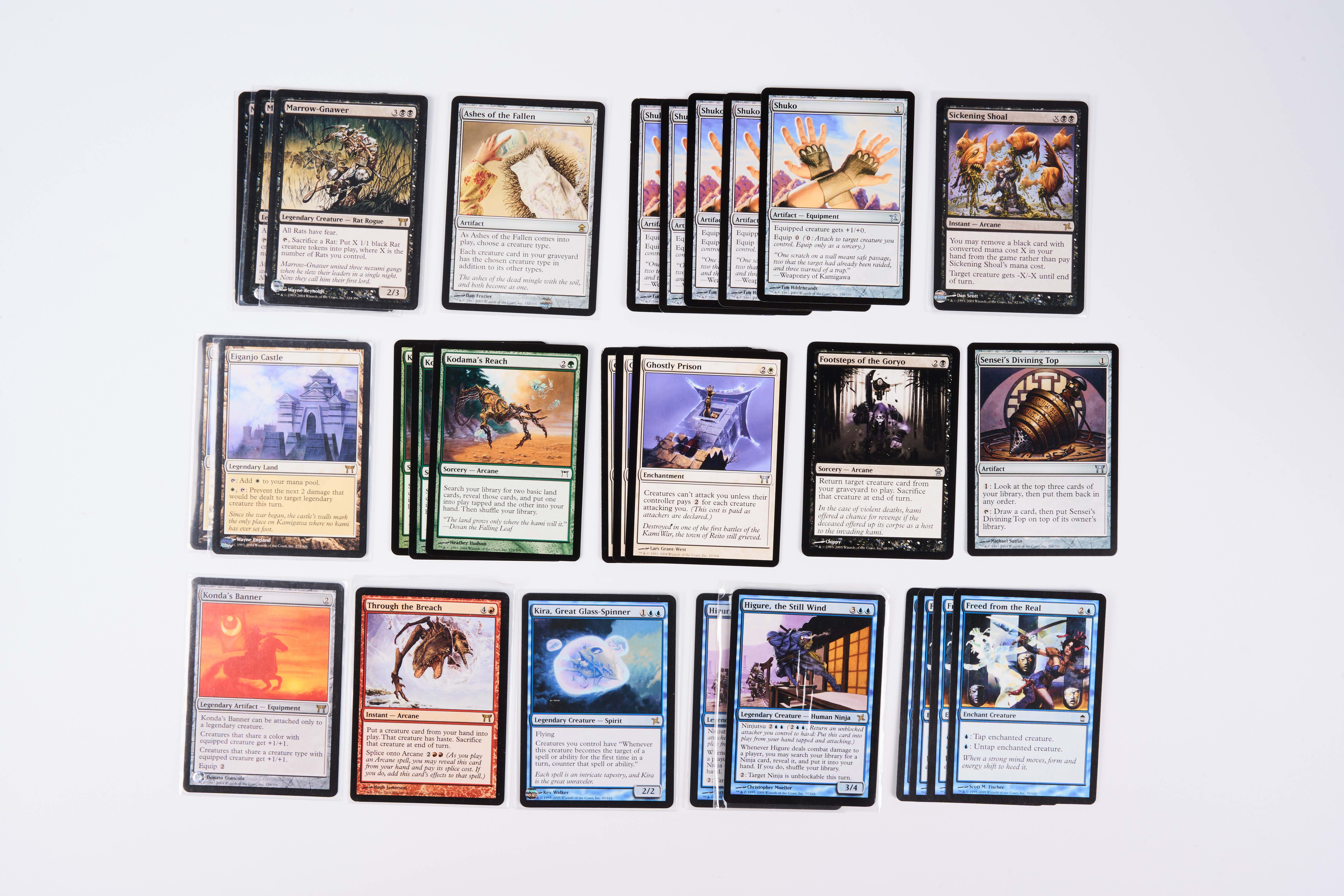 Kamigawa Block Partial Sets Collection