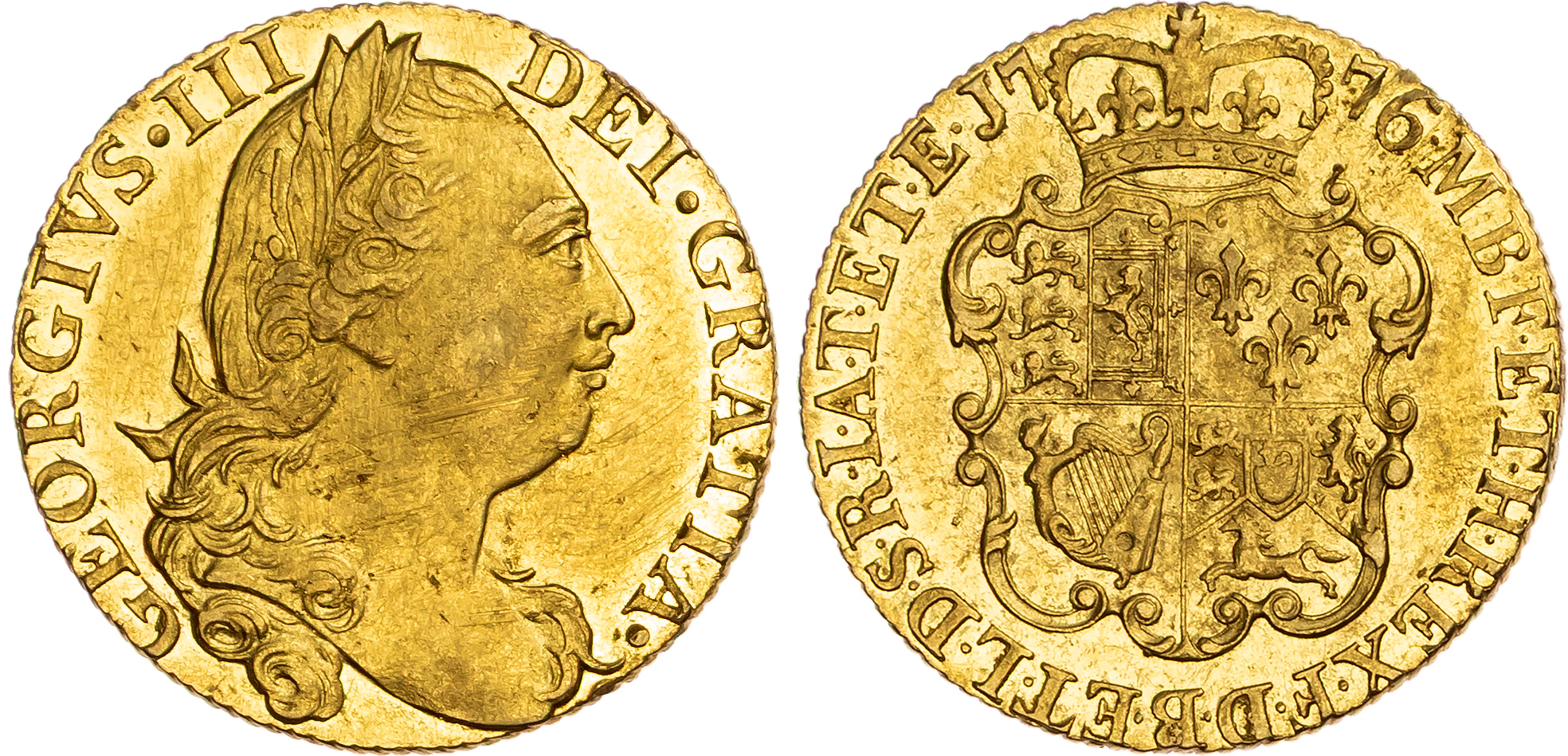 George III (1760-1820), AV Guinea, 1776.