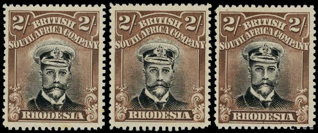 1922-3 2/- Head Die IIIB, perf 15, white...