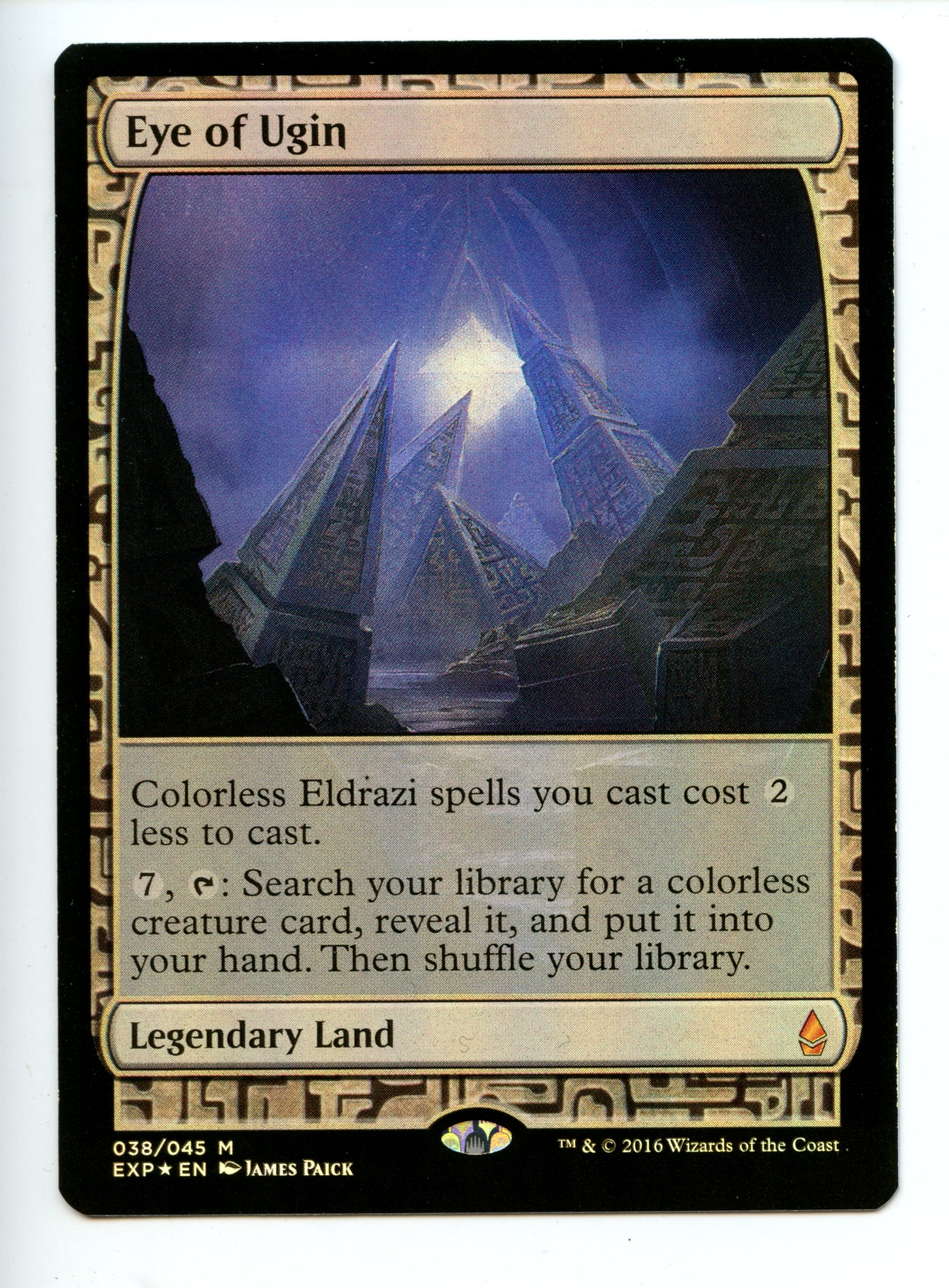 Magic the Gathering - Eye Of Ugin   - Zendikar Expeditions  - Lightly Played 