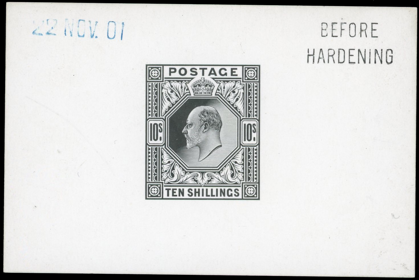 GB SG 265 1901 10s Die Proof