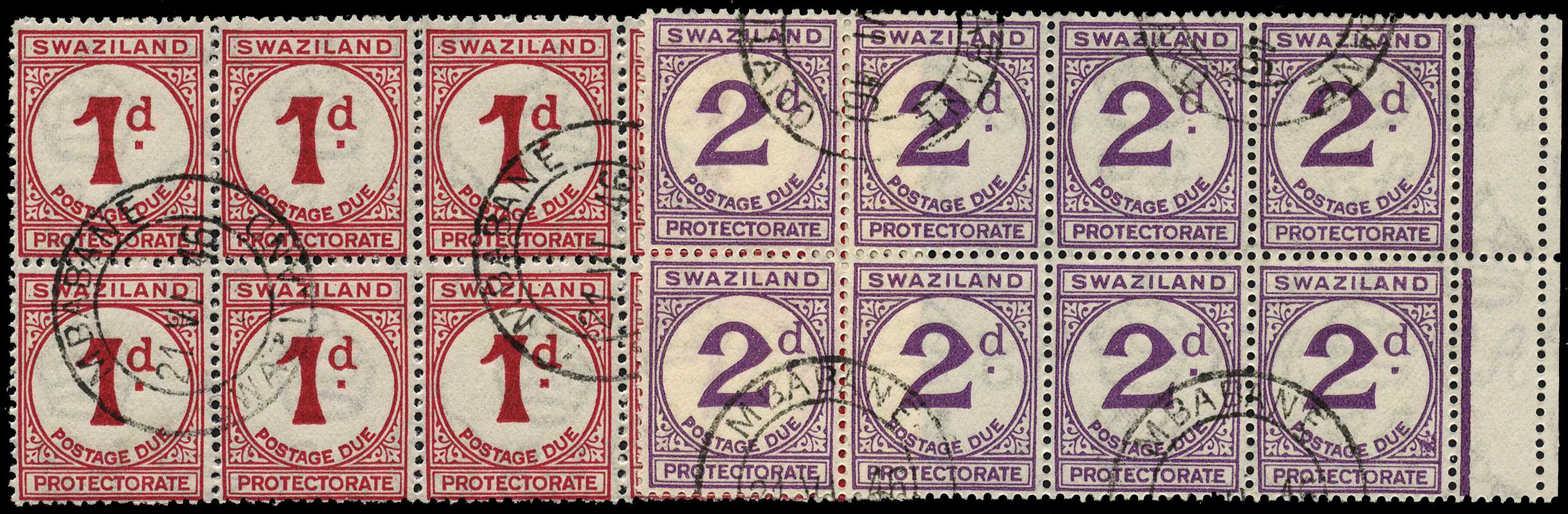 Postage Dues. 1946 printings of the 1d and 2d...