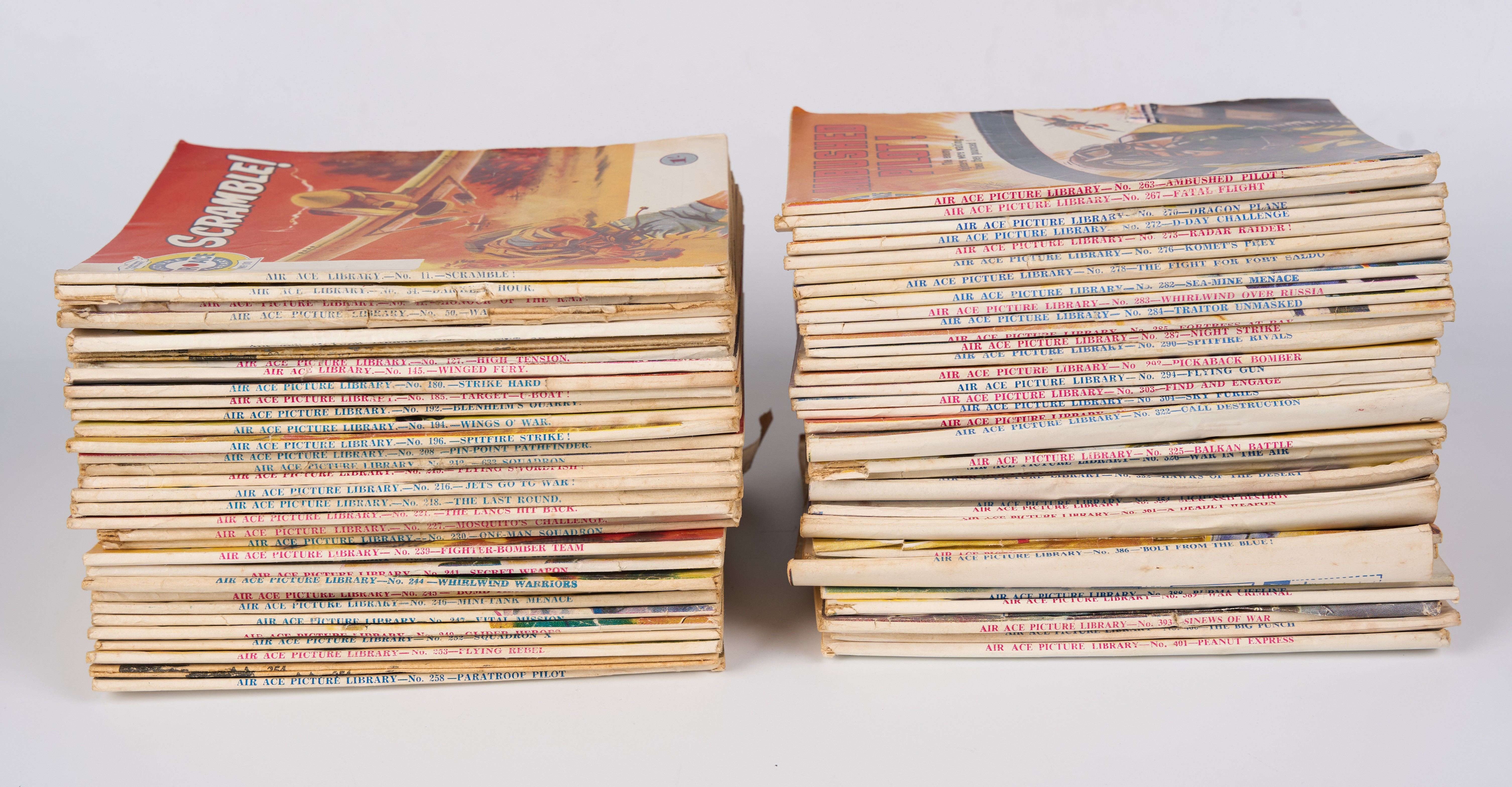 Air Ace Picture Library Incomplete Run #11-#401 (IPC/Fleetway, 1960-1968) Total 68