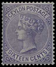 1872-80 wmk crown CC, perf 14 16c pale...