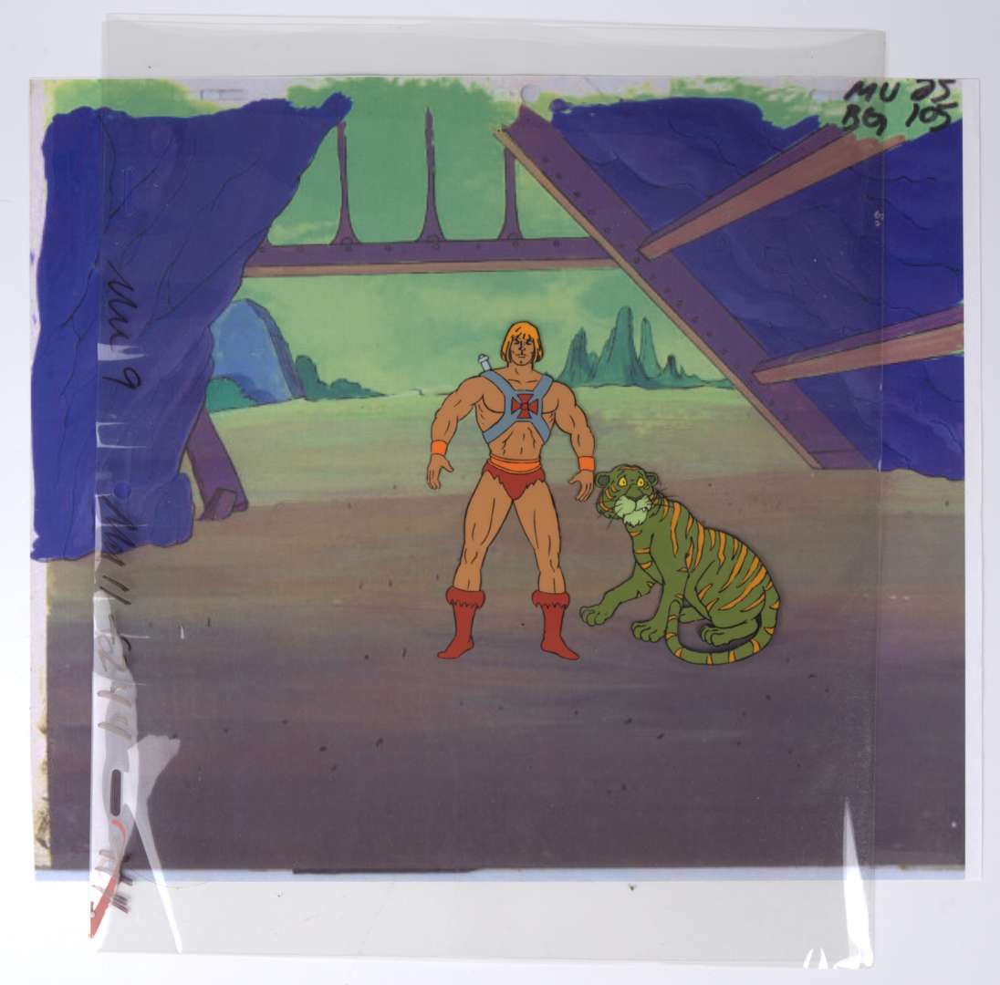 He-Man and the Masters of the Universe Original Multi Layered Production Cel And Drawings (Filmation, 1983-1985) Total 3