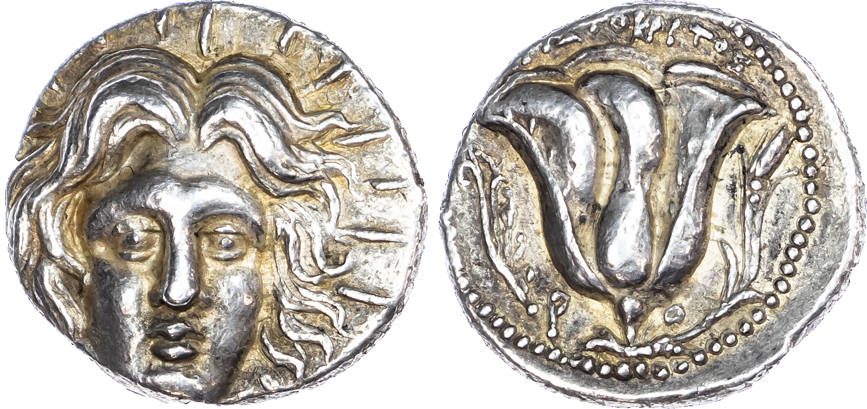 Islands off Caria, Rhodes (c. 230-205 BC) AR Tetradrachm, Aristokretos, magistrate, 13.62g.