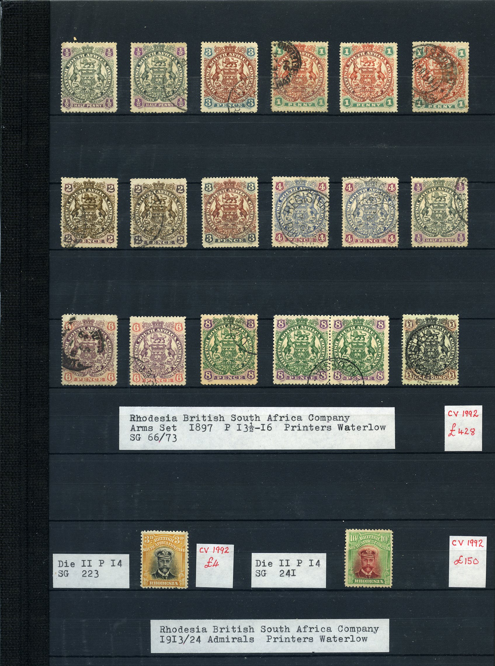 1897-1976 mint and used selection arranged...