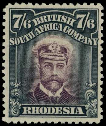 1913-7 7/6d Head Die II, perf 14. Part...