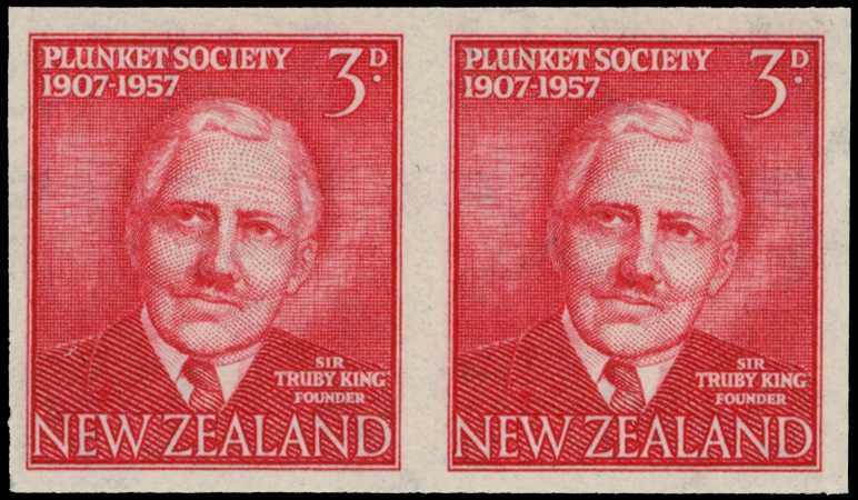 1957 3d Plunket Society imperforate...