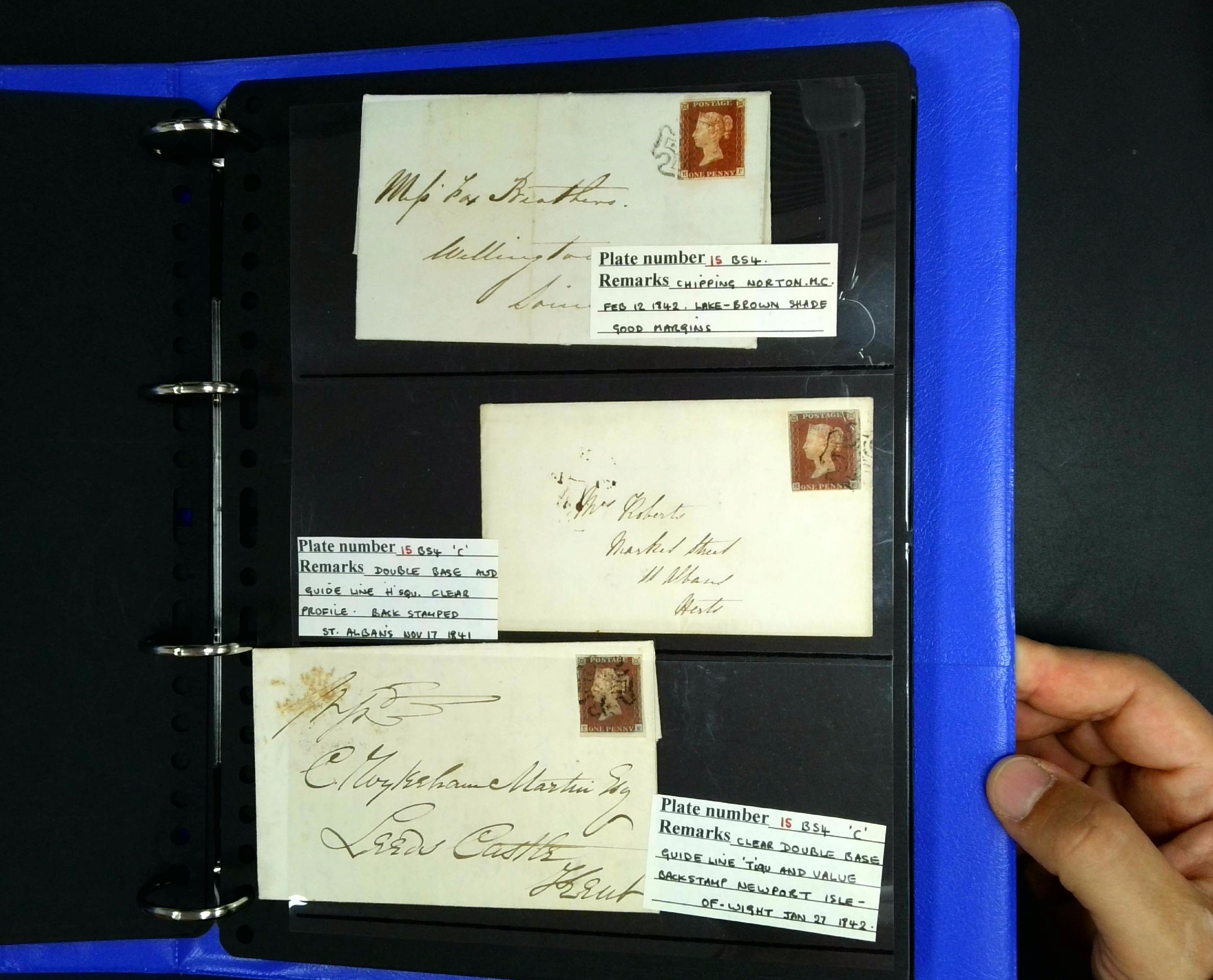 PENNY RED COLLECTION: Seven folders with...