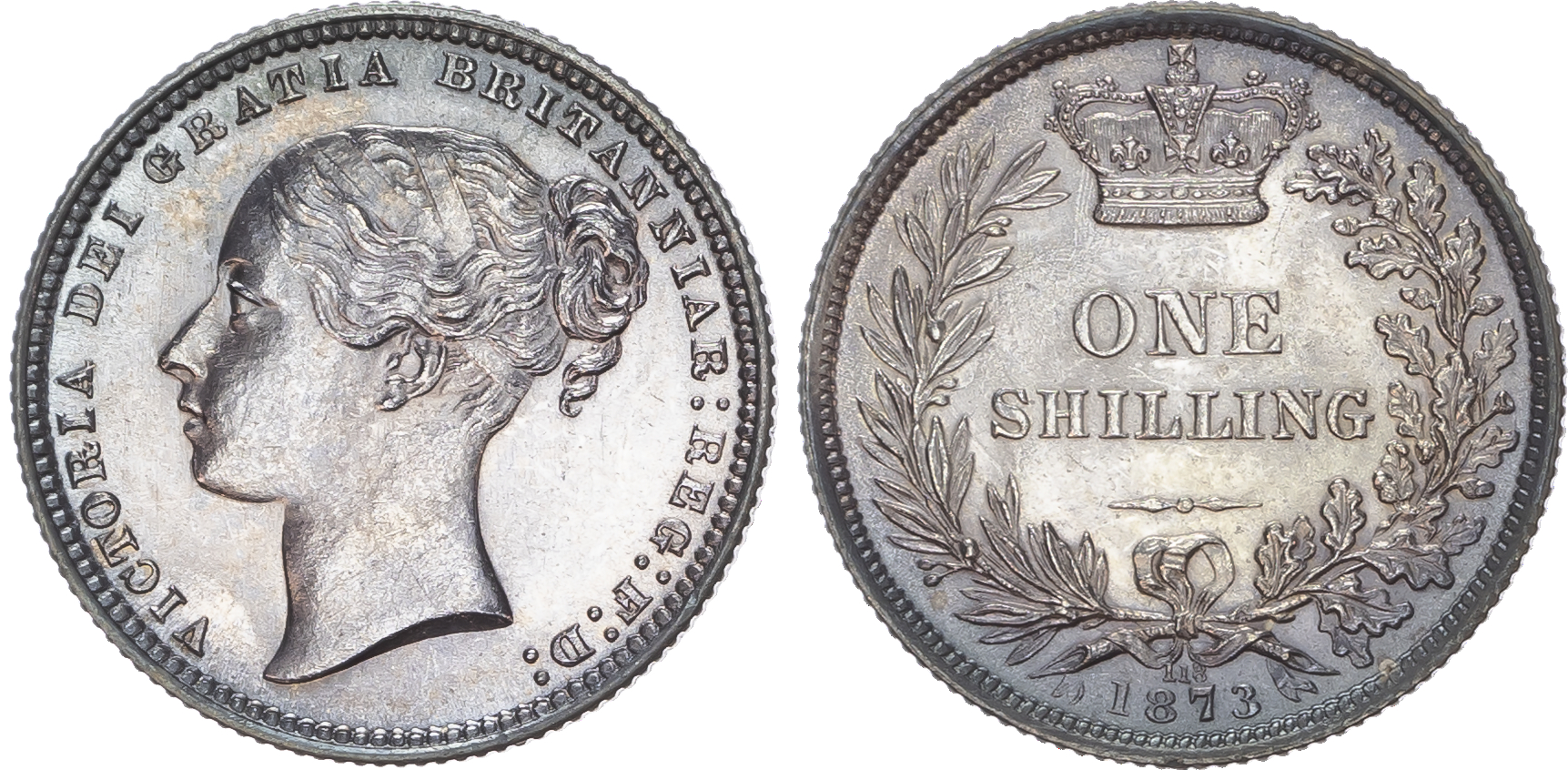 Victoria (1837-1901) Shilling, 1873.