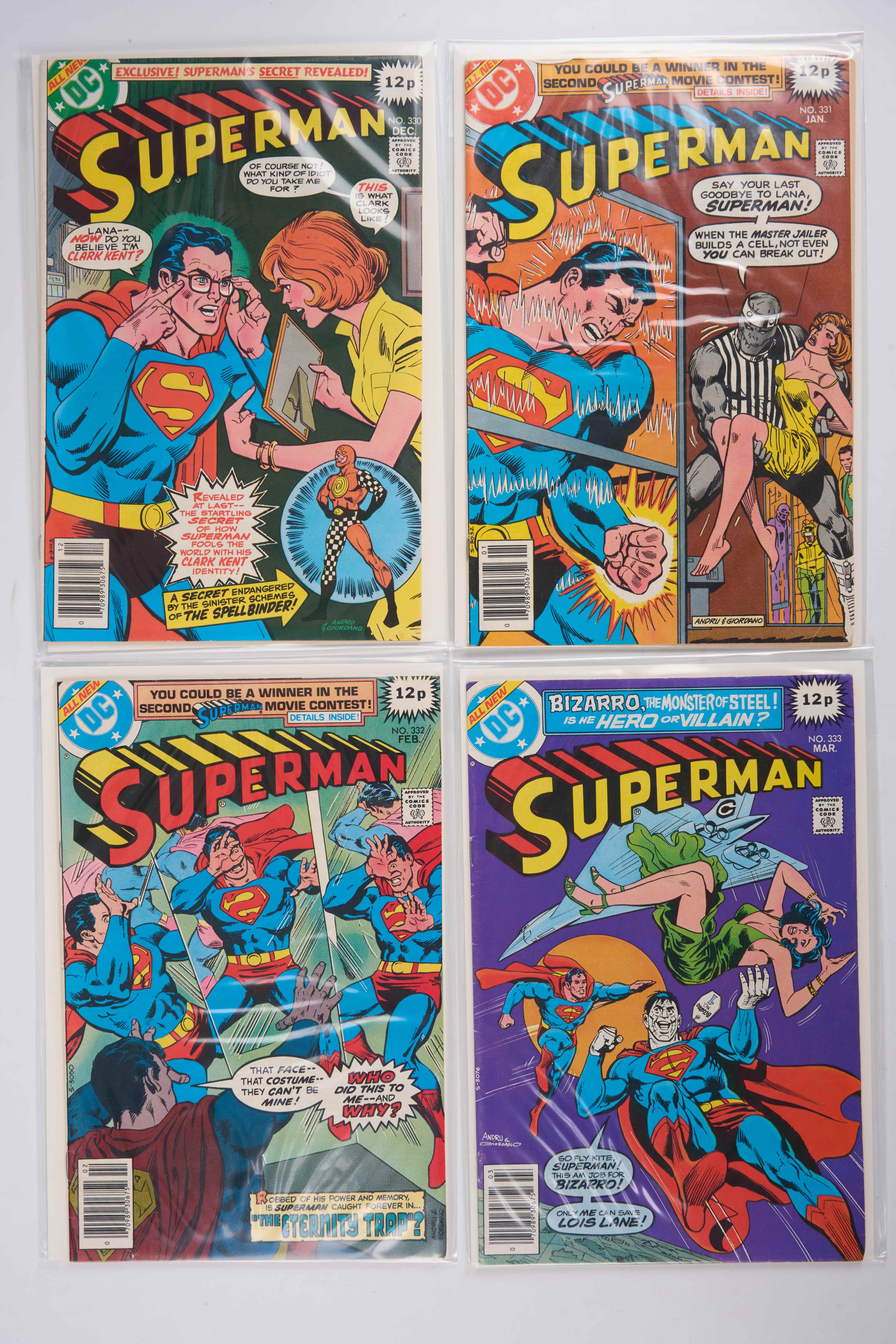 Superman Comics (DC Comics, 1978-1983) Bundle of 44