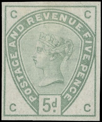 Great Britain 1883-84 5d imperf single SG 193a