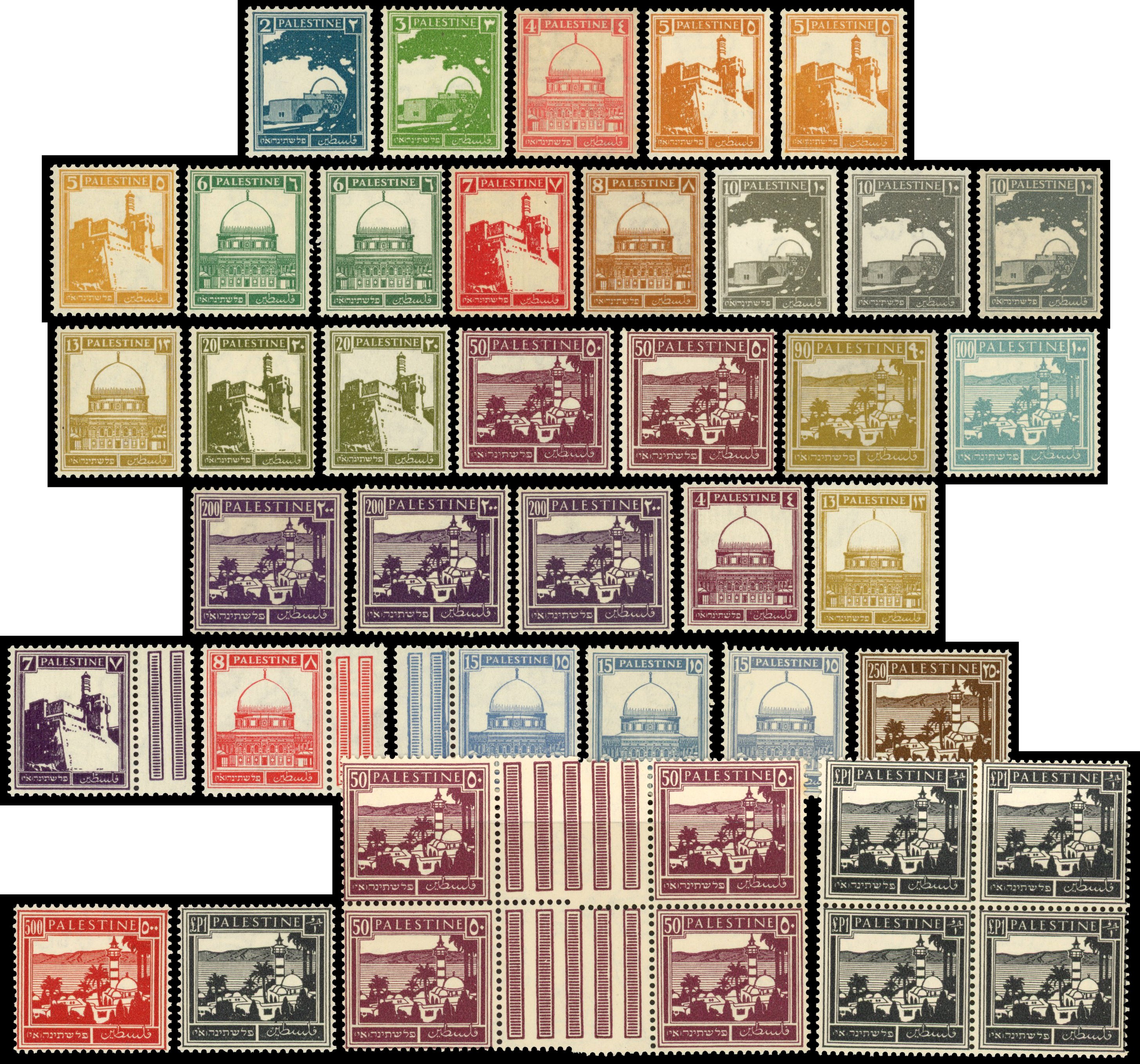 Palestine 1927-45 set and 1932-44 set